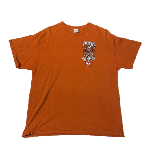 2017 KANNAPOLIS ORANGE STAINED T-SHIRT (XL)