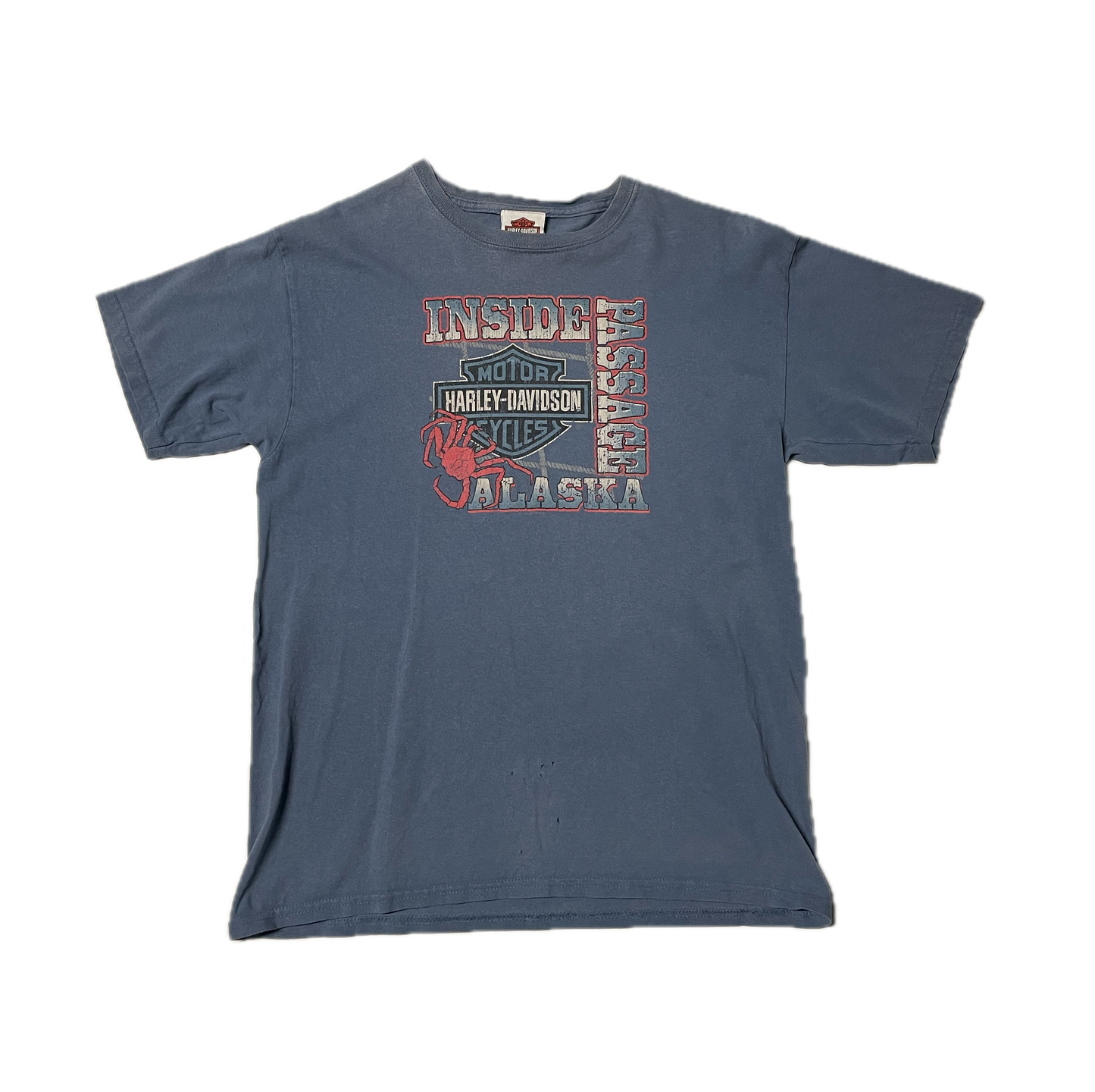 HARLEY DAVIDSON ALASKA KETCHIKAN BLUE T-SHIRT (XL)