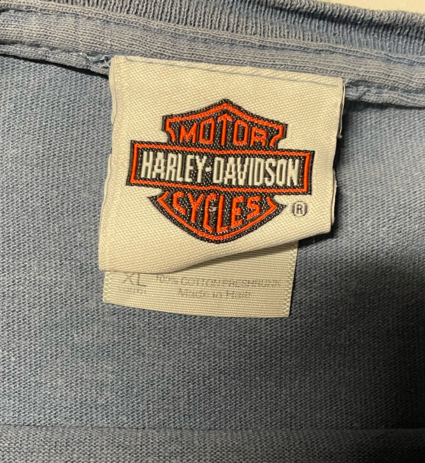 HARLEY DAVIDSON ALASKA KETCHIKAN BLUE T-SHIRT (XL)