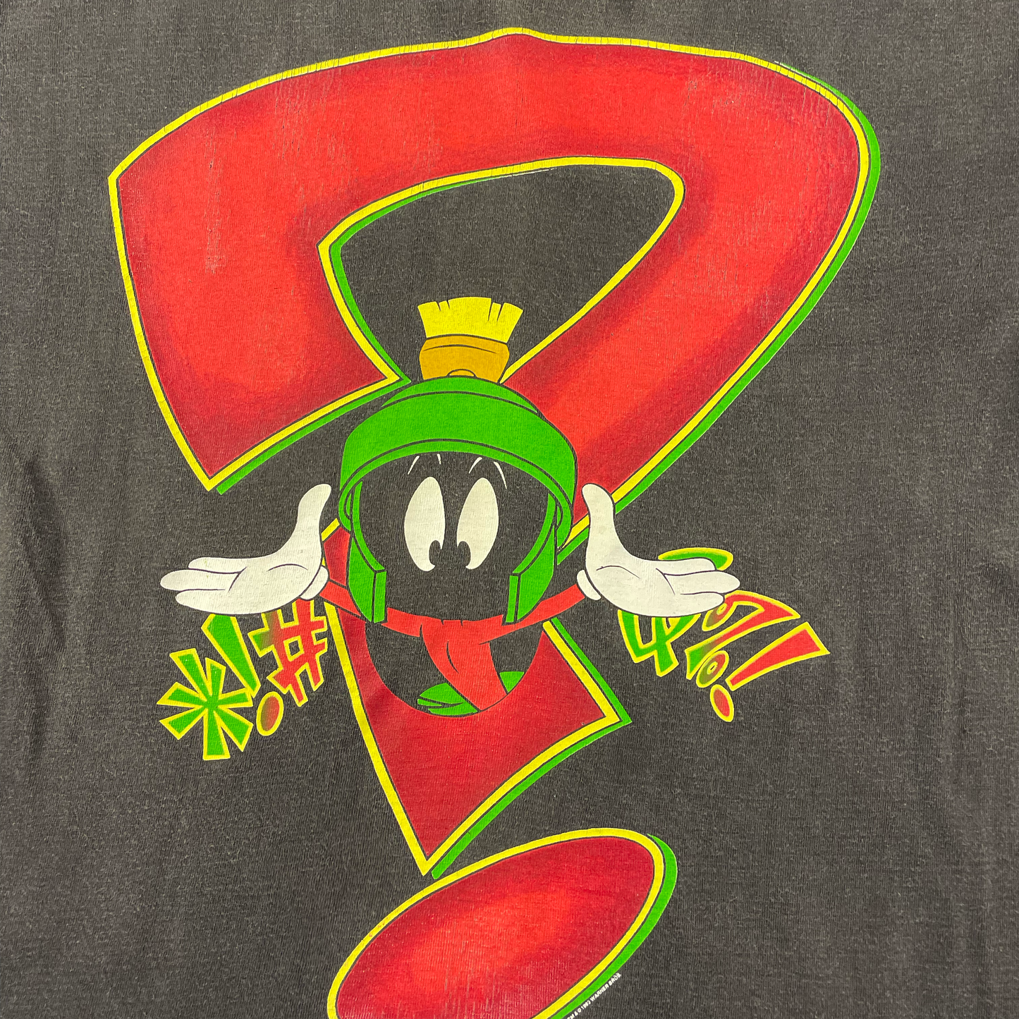 Vintage 1993 Looney Tunes 'Marvin the Martian' ACME Tag T-shirt (L)