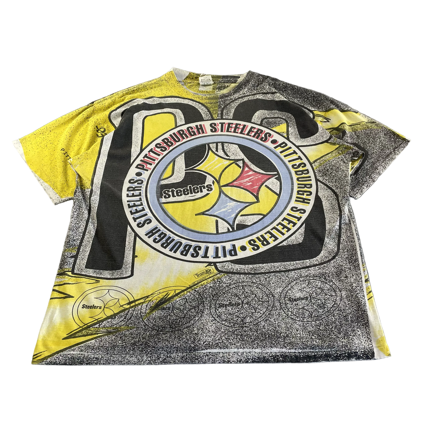 Vintage Pittsburgh Steelers All-Over-Print Tee – Ritz Tag (XL)