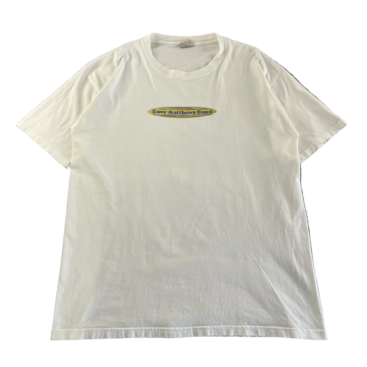 Vintage Authentic Dave Matthews Band 2000 Tour White Tee (XL)